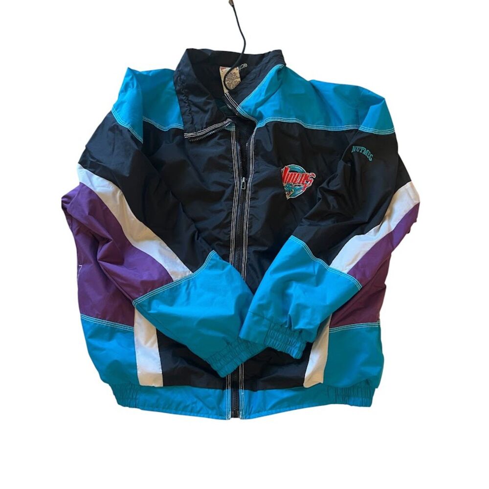 Vintage Nutmeg Mills Vipers Windbreaker Jacket XL - Picture 2 of 5